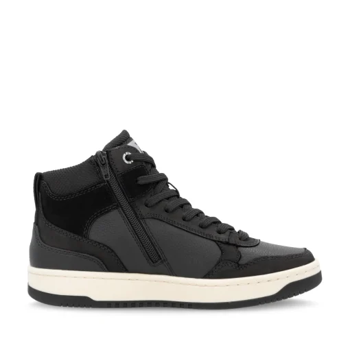 Rieker Damen Sneaker High carbonschwarz