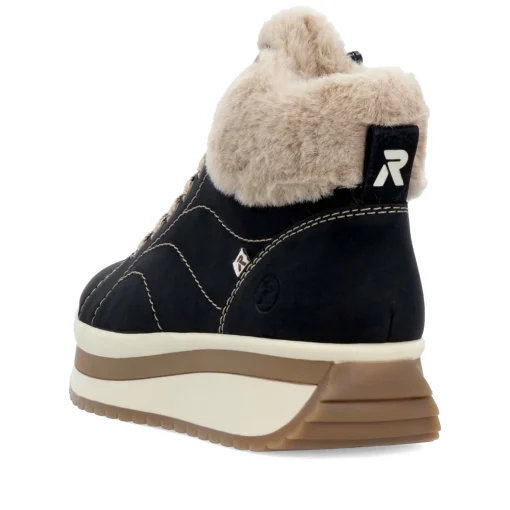 Rieker Damen Sneaker High urbanschwarz