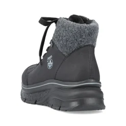 Rieker Damen Sneaker High tiefschwarz