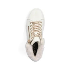 Rieker Damen Sneaker High kristallweiß