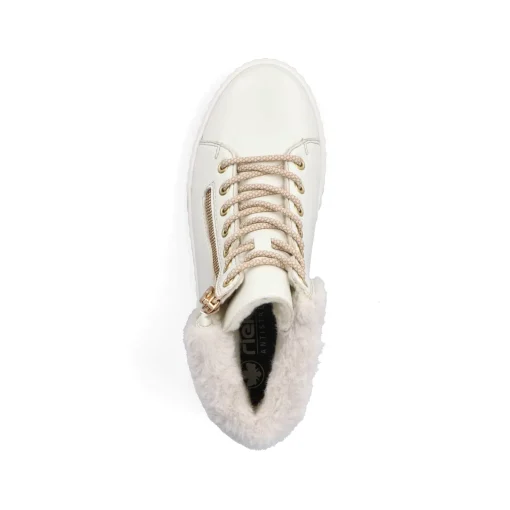 Rieker Damen Sneaker High kristallweiß
