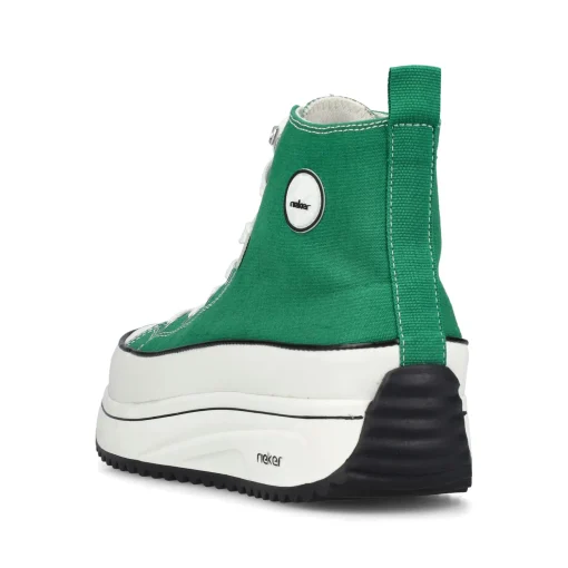 Rieker Damen Sneaker High grasgrün