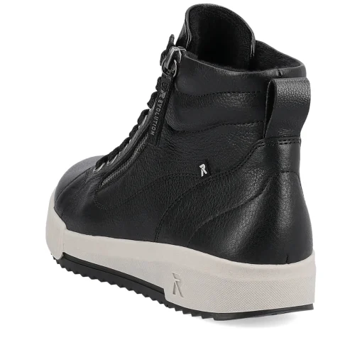 Rieker Damen Sneaker High carbonschwarz