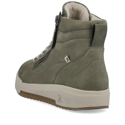 Rieker Damen Sneaker High schilfgrün