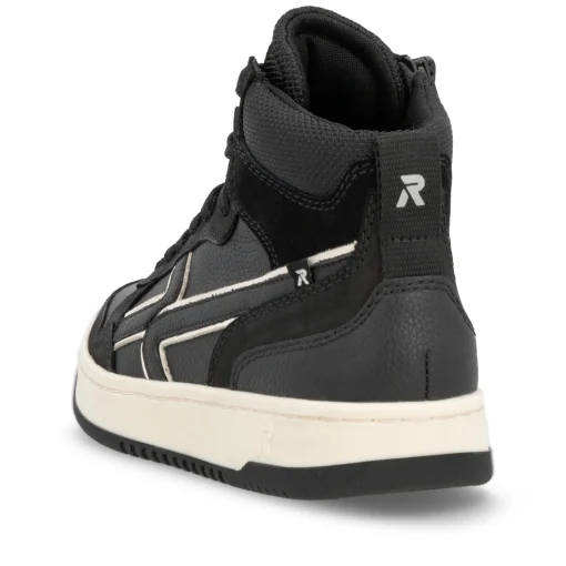 Rieker Damen Sneaker High carbonschwarz