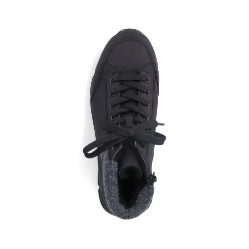 Rieker Damen Sneaker High tiefschwarz