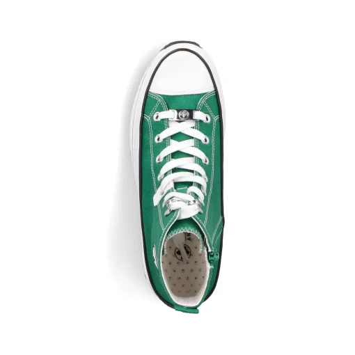Rieker Damen Sneaker High grasgrün