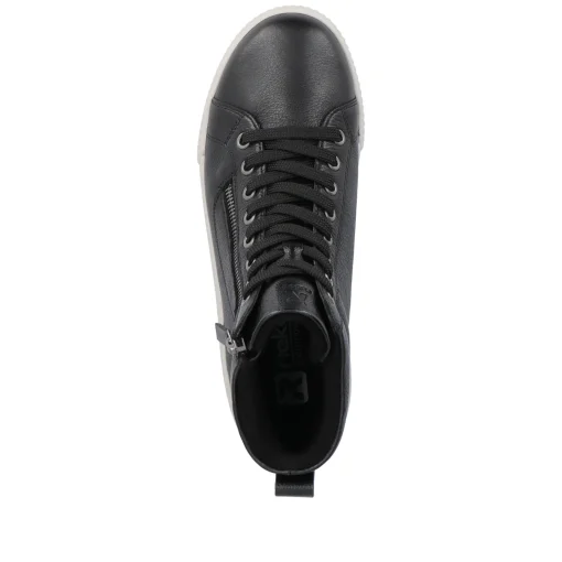 Rieker Damen Sneaker High carbonschwarz