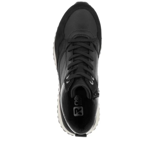 Rieker Damen Sneaker High asphaltschwarz