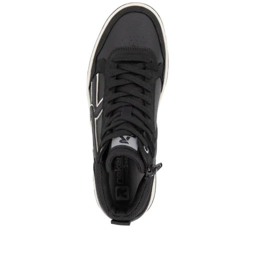 Rieker Damen Sneaker High carbonschwarz