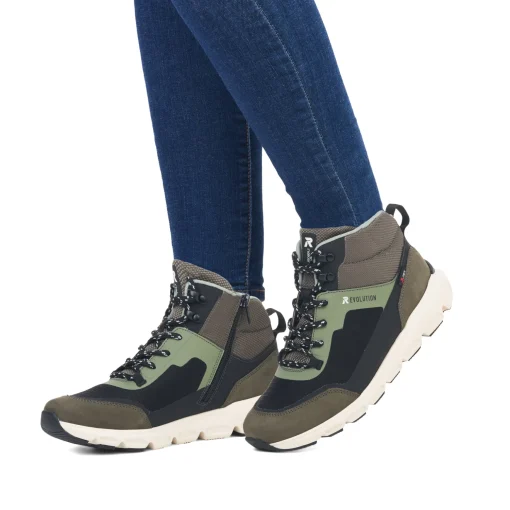 Rieker Damen Sneaker High leaf green