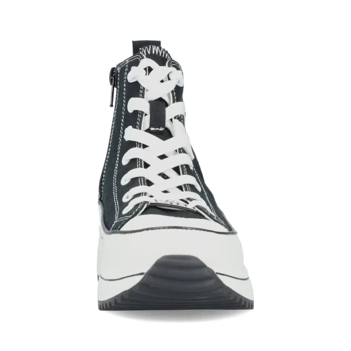 Rieker Damen Sneaker High tiefschwarz
