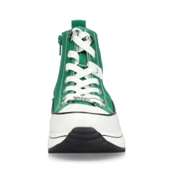 Rieker Damen Sneaker High grasgrün