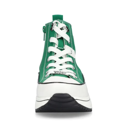 Rieker Damen Sneaker High grasgrün