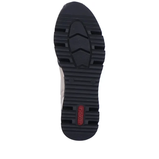 Rieker Damen Sneaker High hellbeige-schwarz