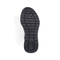 Rieker Damen Sneaker High asphaltschwarz-ozeanblau