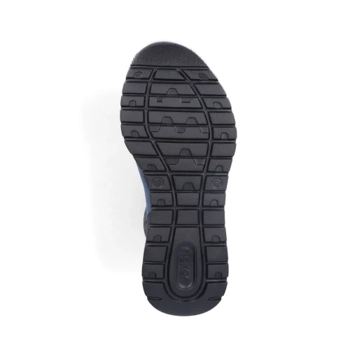 Rieker Damen Sneaker High asphaltschwarz-ozeanblau