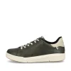 Rieker Damen Sneaker Low khaki grey