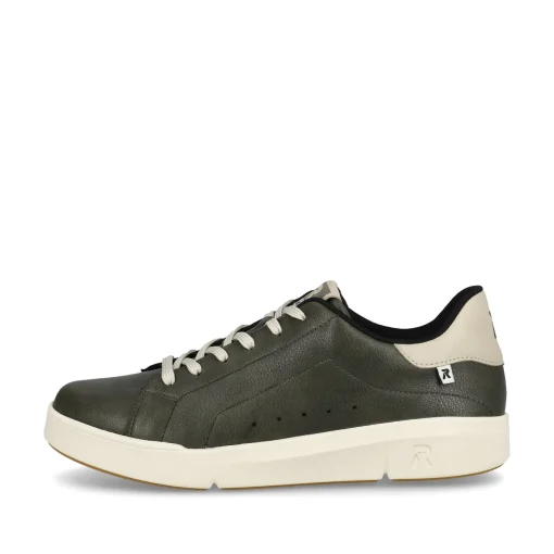 Rieker Damen Sneaker Low khaki grey