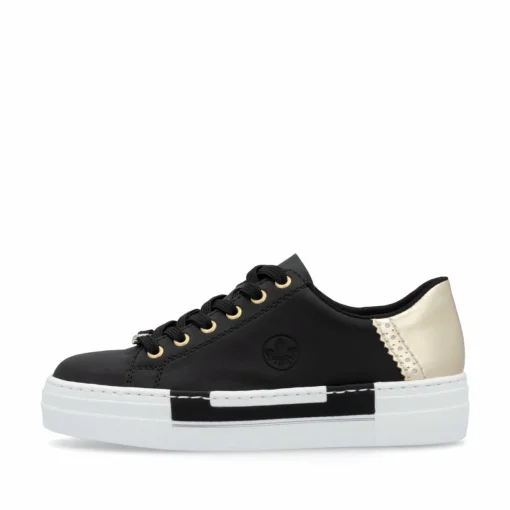 Rieker Damen Sneaker Low graphitschwarz