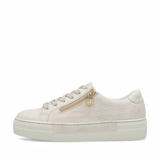 Rieker Damen Sneaker Low altweiss