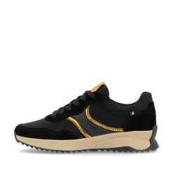 Rieker Damen Sneaker Low asphaltschwarz