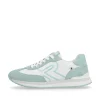 Rieker Damen Sneaker Low frost-white aquamarine