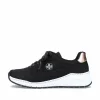 Rieker Damen Sneaker Low nachtschwarz