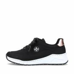 Rieker Damen Sneaker Low nachtschwarz