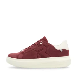 Rieker Damen Sneaker Low kirschrot