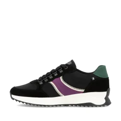 Rieker Damen Sneaker Low asphaltschwarz