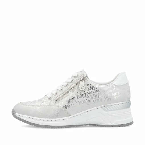 Rieker Damen Sneaker Low hellbeige