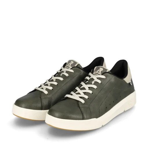 Rieker Damen Sneaker Low khaki grey