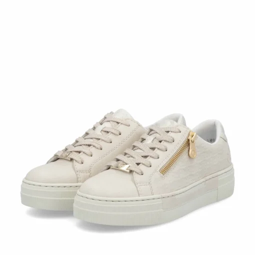 Rieker Damen Sneaker Low altweiss