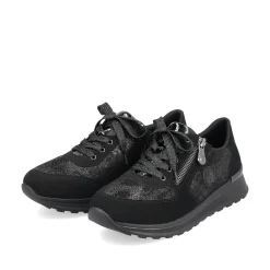 Rieker Damen Sneaker Low nachtschwarz