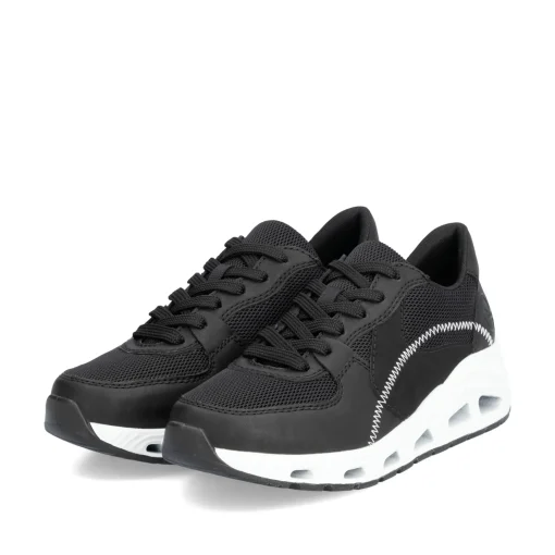 Rieker Damen Sneaker Low nachtschwarz