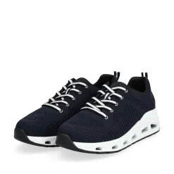 Rieker Damen Sneaker Low stahlblau