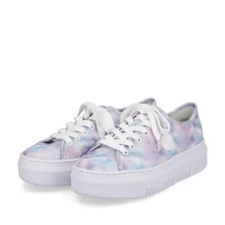 Rieker Damen Sneaker Low multi-kristallweiß