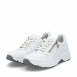 Rieker Damen Sneaker Low kristallweiß