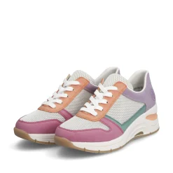 Rieker Damen Sneaker Low beige-mehrfarbig
