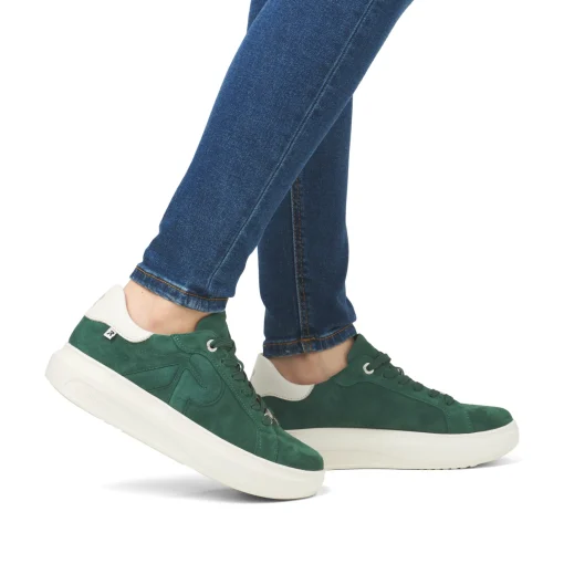 Rieker Damen Sneaker Low waldgrün