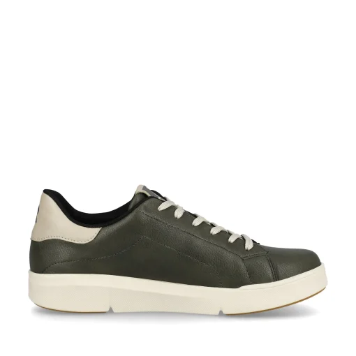 Rieker Damen Sneaker Low khaki grey