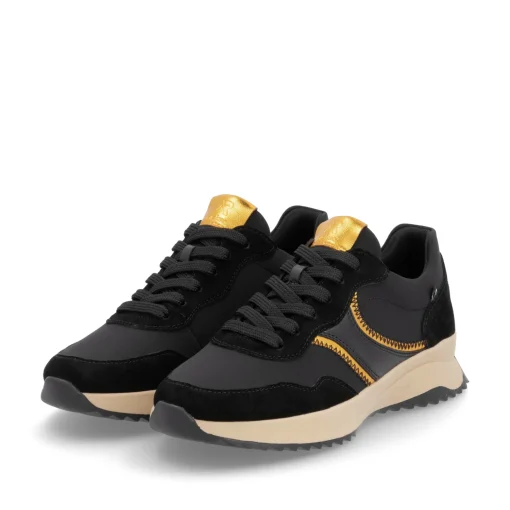 Rieker Damen Sneaker Low asphaltschwarz