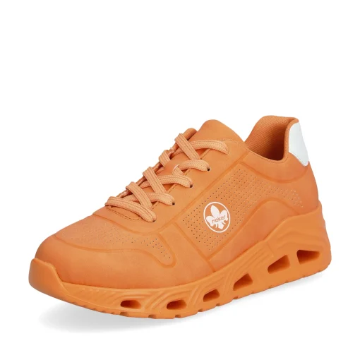 Rieker Damen Sneaker Low glutorange