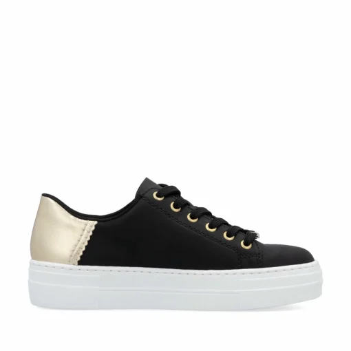 Rieker Damen Sneaker Low graphitschwarz