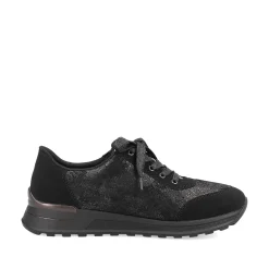Rieker Damen Sneaker Low nachtschwarz