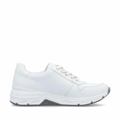 Rieker Damen Sneaker Low kristallweiß
