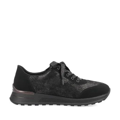 Rieker Damen Sneaker Low nachtschwarz