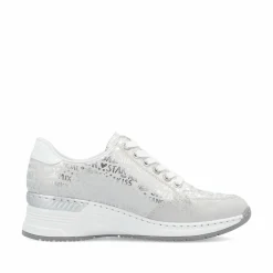 Rieker Damen Sneaker Low hellbeige