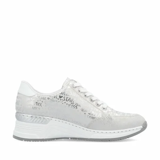 Rieker Damen Sneaker Low hellbeige